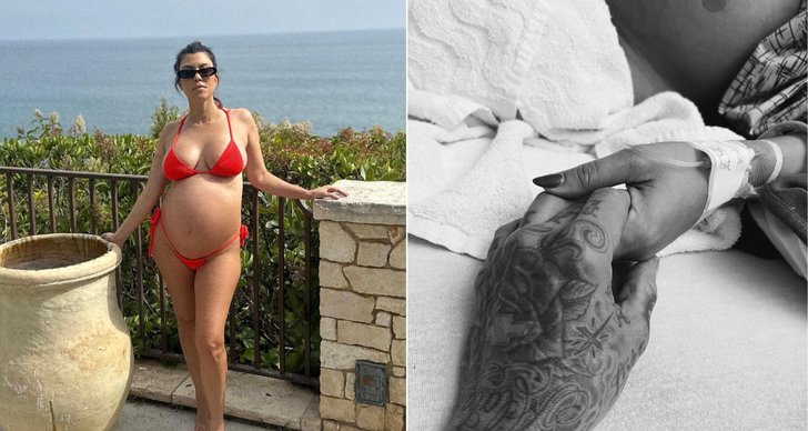 Kourtney Kardashian och Travis Barker väntar sitt första barn tillsammans. 